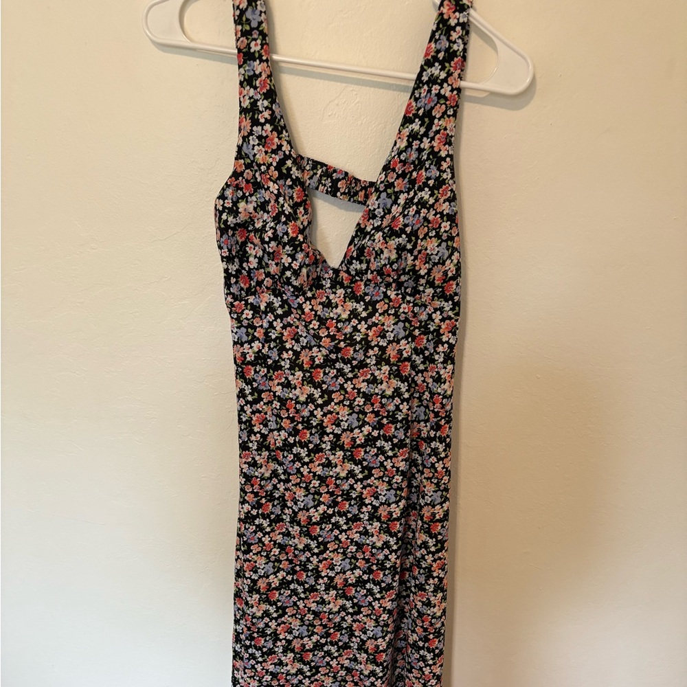 Princess Polly Black Floral Maxi Dress